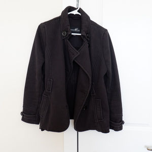Super Soft Black Peacoat